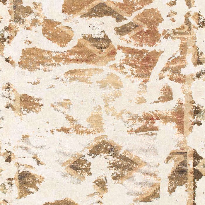 Machine Washable Abstract Blanched Almond Beige Rug, wshabs1160