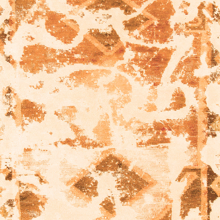 Machine Washable Abstract Orange Modern Area Rugs, wshabs1160org