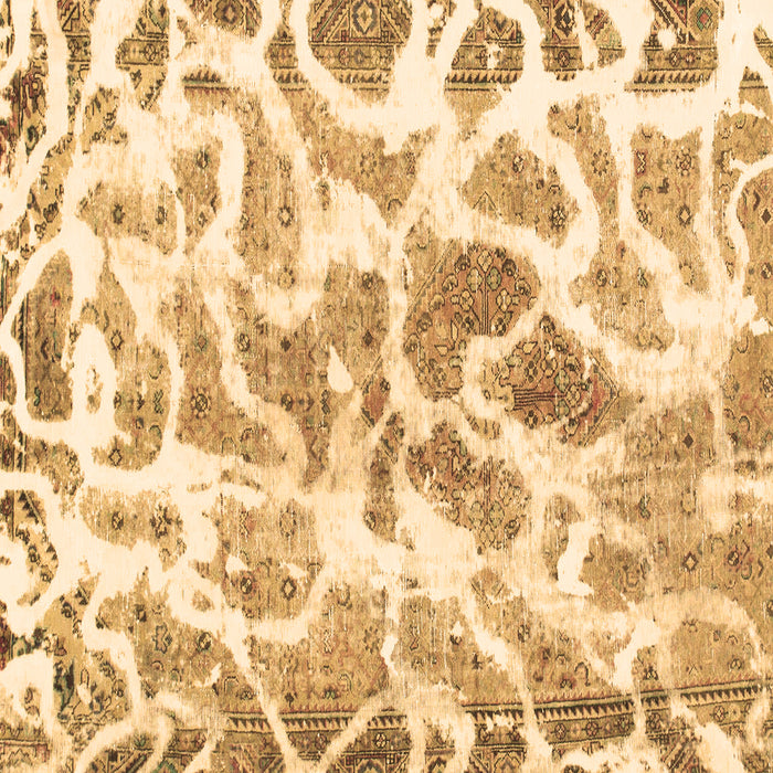 Square Abstract Brown Modern Rug, abs1161brn