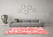 Modern Red Washable Rugs