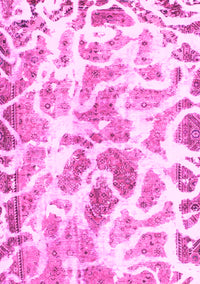 Abstract Pink Modern Rug, abs1161pnk