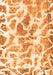 Machine Washable Abstract Orange Modern Area Rugs, wshabs1161org