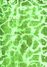 Abstract Green Modern Rug, abs1161grn