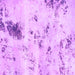 Square Machine Washable Solid Purple Modern Area Rugs, wshabs1162pur