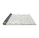 Sideview of Solid Gray Modern Rug, abs1163gry