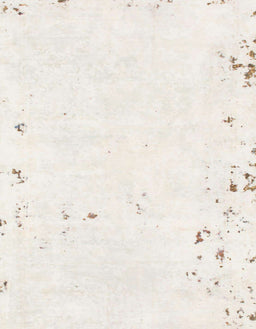 Abstract White Gold Solid Rug, abs1163