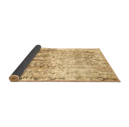 Sideview of Abstract Brown Modern Rug, abs1164brn