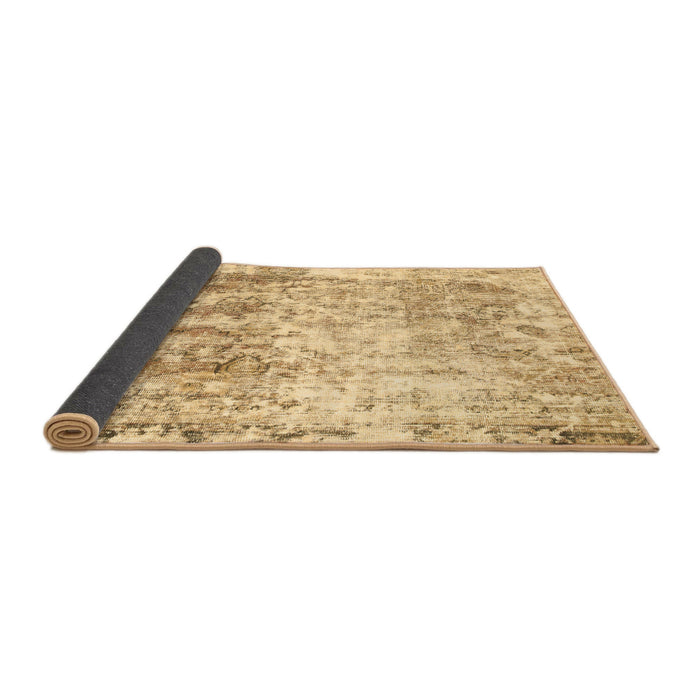 Sideview of Abstract Brown Modern Rug, abs1164brn