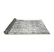 Sideview of Abstract Gray Modern Rug, abs1164gry