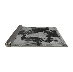 Sideview of Abstract Gray Modern Rug, abs1165gry