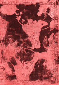 Abstract Red Modern Rug, abs1165red