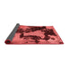 Abstract Red Modern Area Rugs