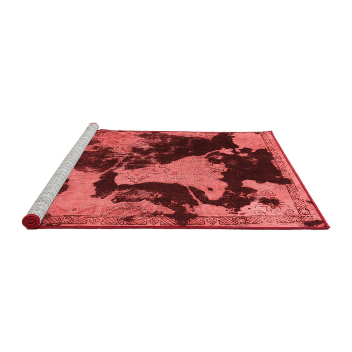 Modern Red Washable Rugs