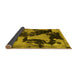 Sideview of Abstract Yellow Modern Rug, abs1165yw