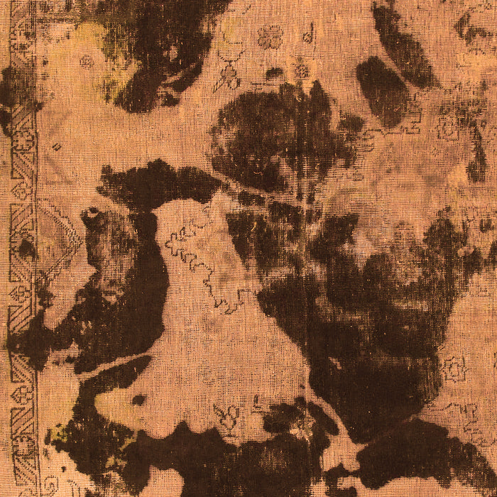 Abstract Orange Modern Rug, abs1165org