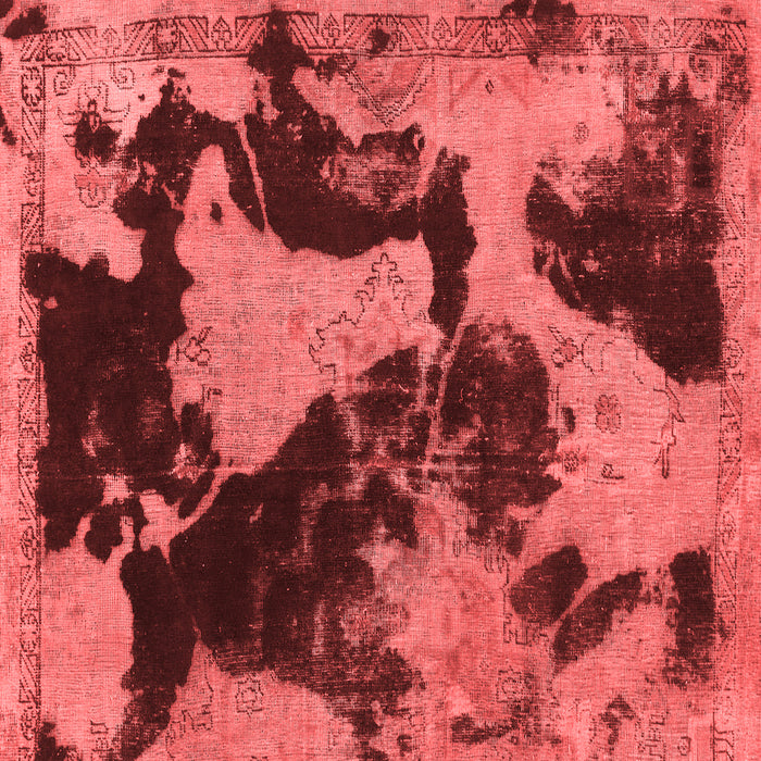 Machine Washable Abstract Red Modern Rug, wshabs1165red