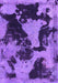 Machine Washable Abstract Purple Modern Area Rugs, wshabs1165pur