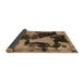 Sideview of Abstract Brown Modern Rug, abs1165brn