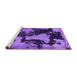 Sideview of Machine Washable Abstract Purple Modern Area Rugs, wshabs1165pur