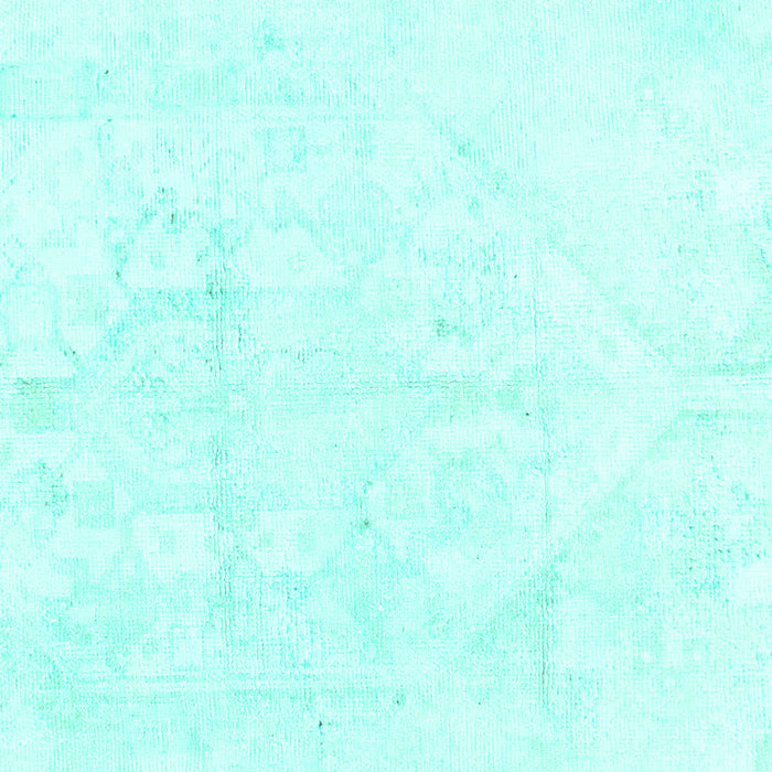 Solid Turquoise Modern Rug, abs1166turq