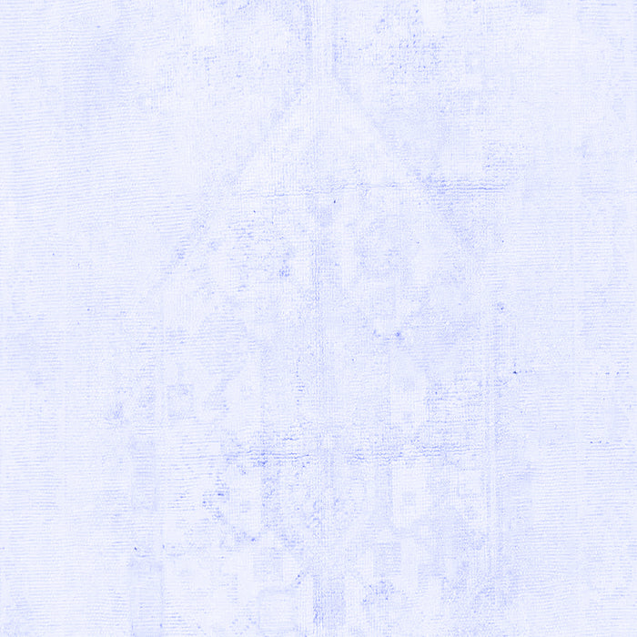 Square Solid Blue Modern Rug, abs1166blu