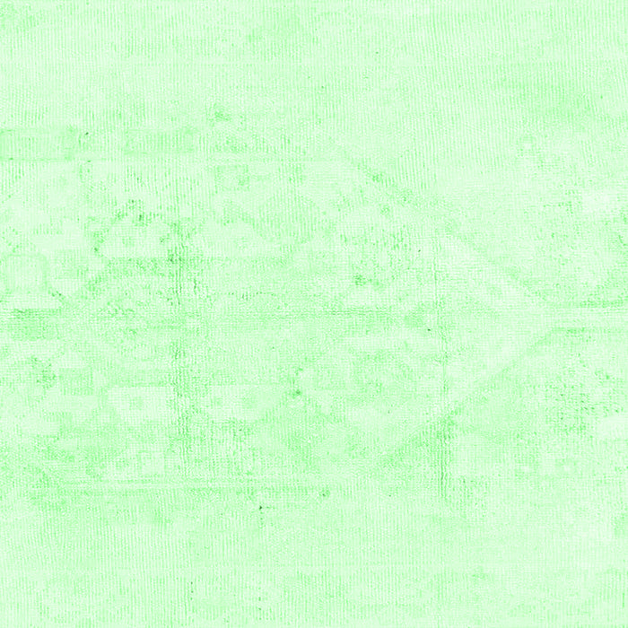 Square Solid Emerald Green Modern Rug, abs1166emgrn