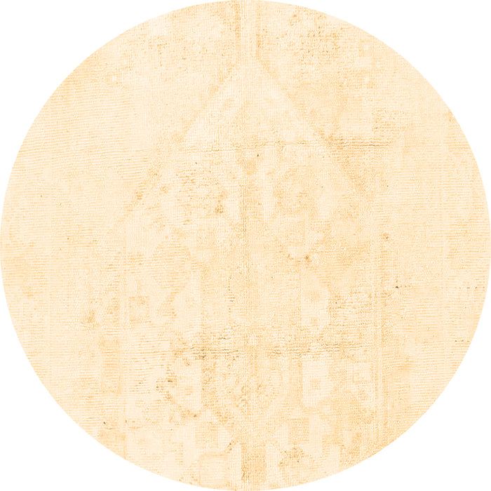 Round Solid Brown Modern Rug, abs1166brn