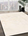 Machine Washable Abstract Gold Rug in a Family Room, wshabs1166