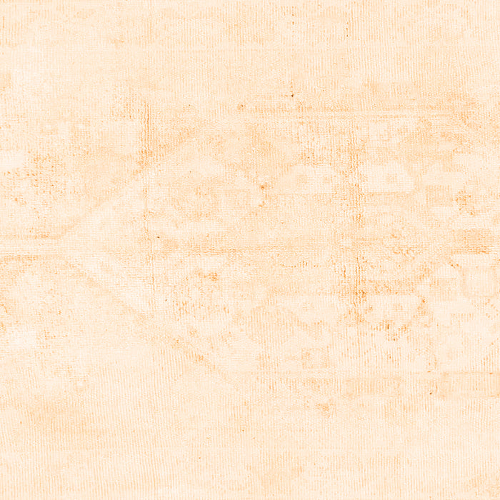 Square Solid Orange Modern Rug, abs1166org