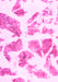 Machine Washable Abstract Pink Modern Rug, wshabs1167pnk