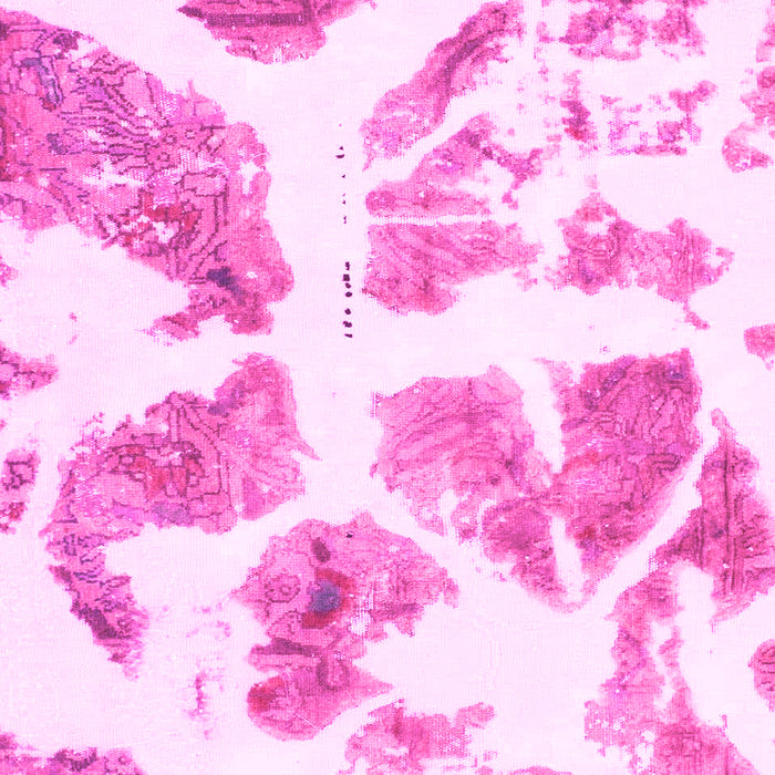 Machine Washable Abstract Pink Modern Rug, wshabs1167pnk