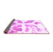 Sideview of Abstract Purple Modern Rug, abs1167pur