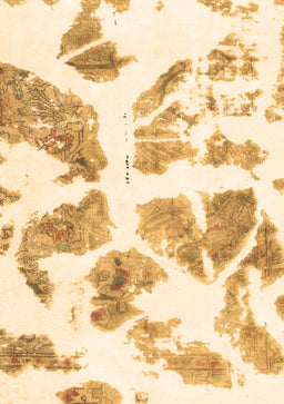 Abstract Brown Modern Rug, abs1167brn