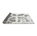 Sideview of Abstract Gray Modern Rug, abs1167gry