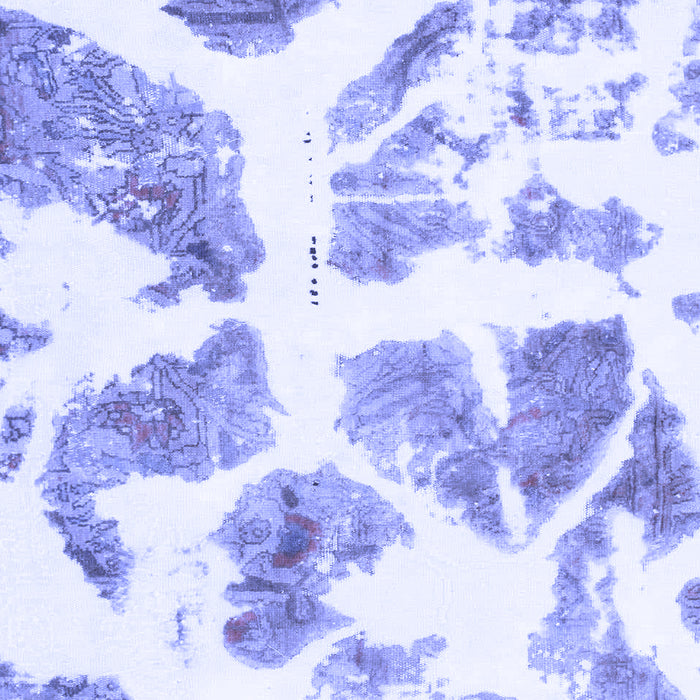 Machine Washable Abstract Blue Modern Rug, wshabs1167blu