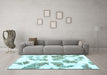 Machine Washable Abstract Light Blue Modern Rug in a Living Room, wshabs1167lblu