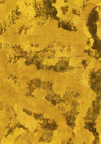 Abstract Yellow Modern Rug, abs1168yw