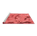 Modern Red Washable Rugs