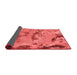 Abstract Red Modern Area Rugs