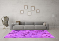 Machine Washable Abstract Pink Modern Rug, wshabs1168pnk