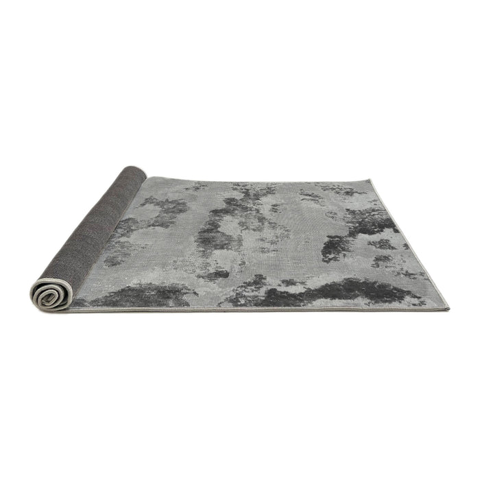 Sideview of Abstract Gray Modern Rug, abs1168gry