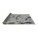 Sideview of Abstract Gray Modern Rug, abs1168gry