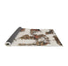 Sideview of Abstract Brown Modern Rug, abs1169