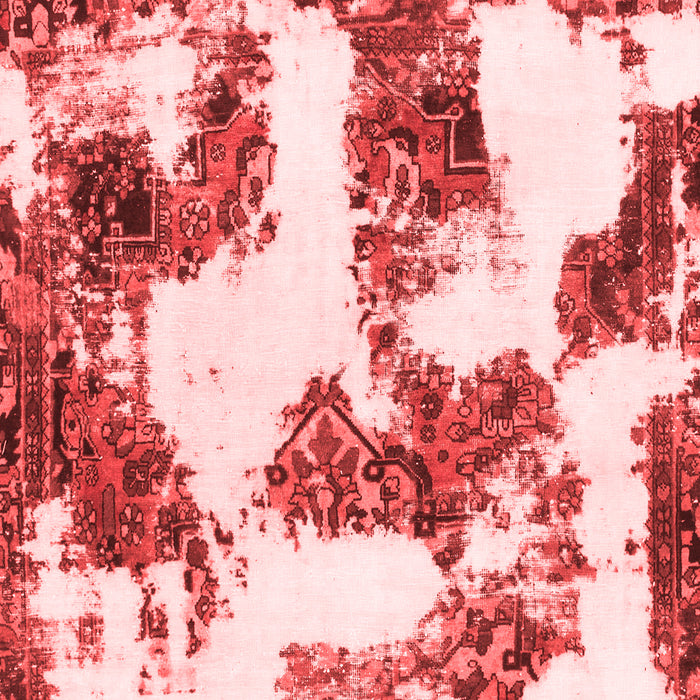 Machine Washable Abstract Red Modern Rug, wshabs1169red