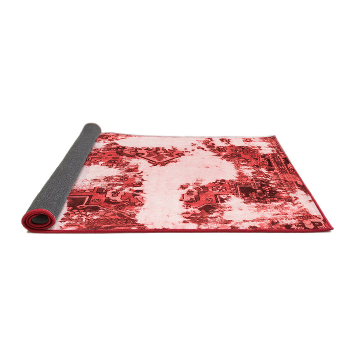 Abstract Red Modern Area Rugs