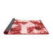 Abstract Red Modern Area Rugs