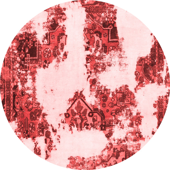Machine Washable Abstract Red Modern Rug, wshabs1169red