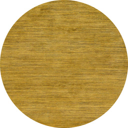 Round Machine Washable Abstract Sedona Brown Rug, wshabs116