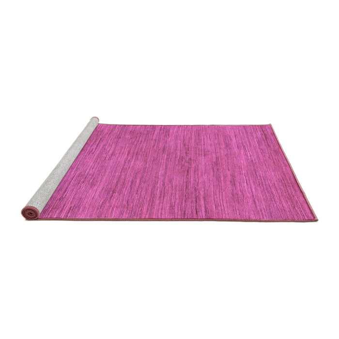 Sideview of Machine Washable Abstract Purple Modern Area Rugs, wshabs116pur