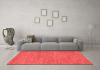 Machine Washable Abstract Red Modern Rug, wshabs116red